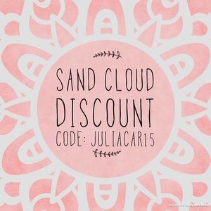 15% off of sand cloud